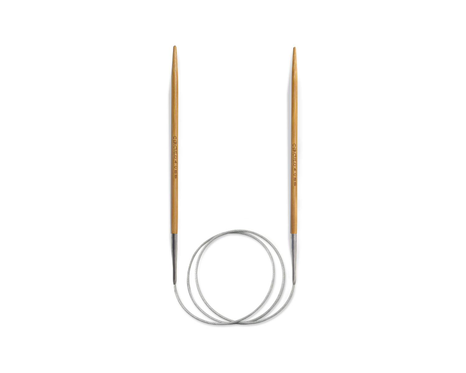 AGULHA CIRCULAR BAMBUM 80CM 4.0MM - COR 40